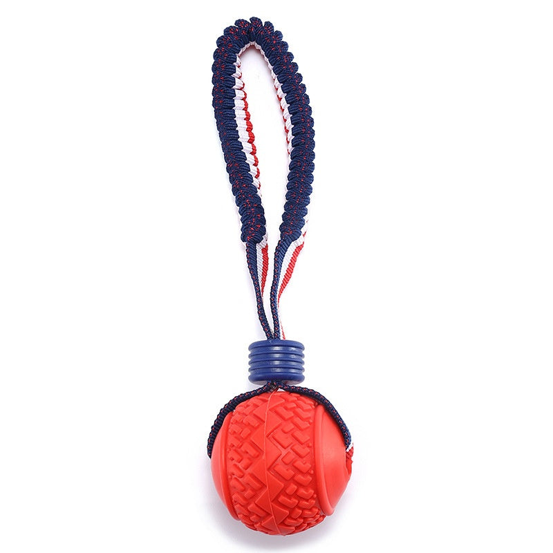 Chew Ball on a Rope Handle