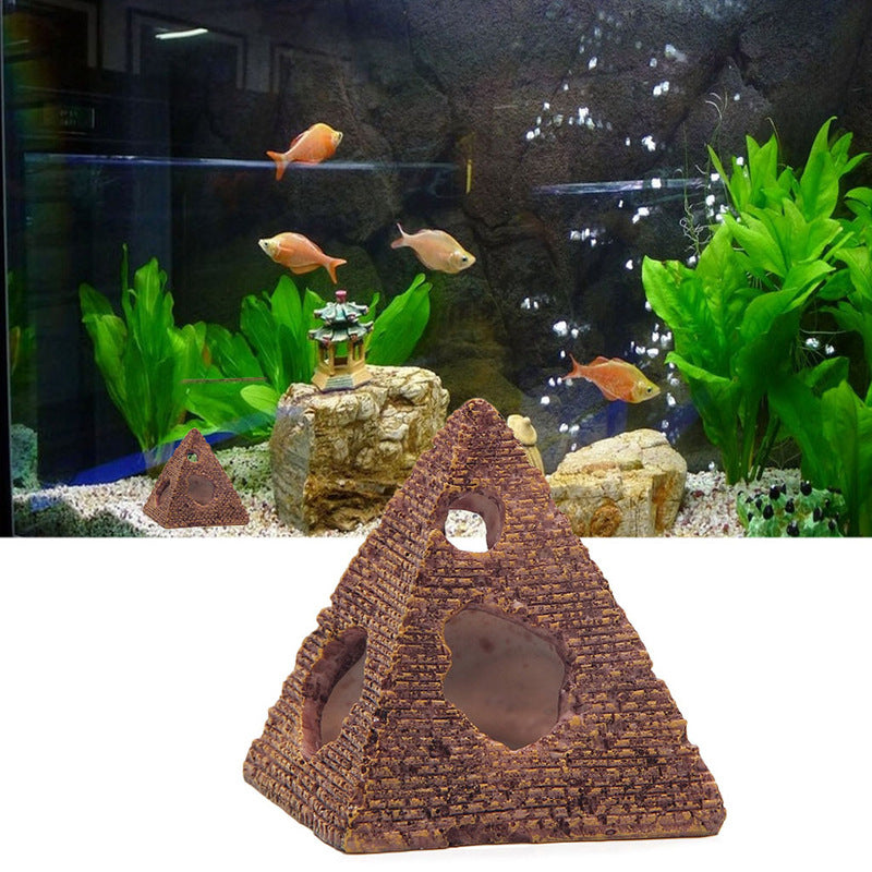 Aquarium pyramid detail