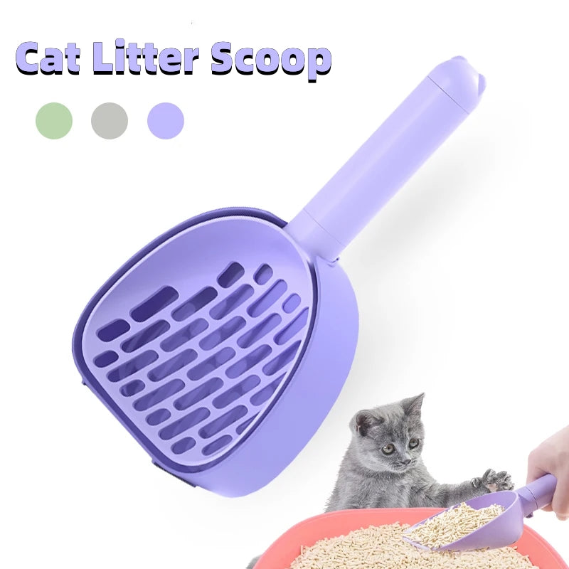 Lavender litter scoop
