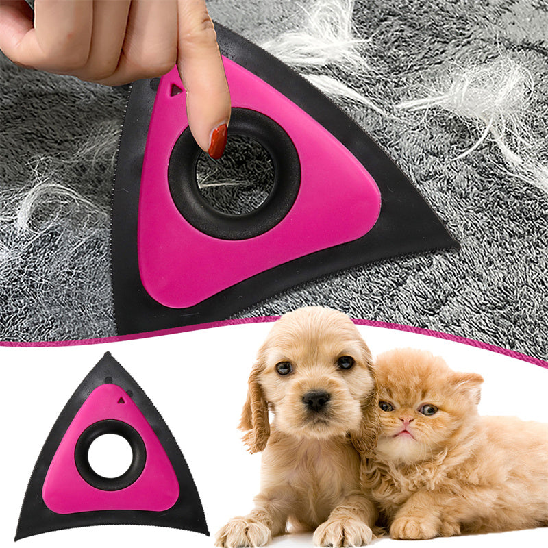 Triangle Pet Hair Scraper for Carpets