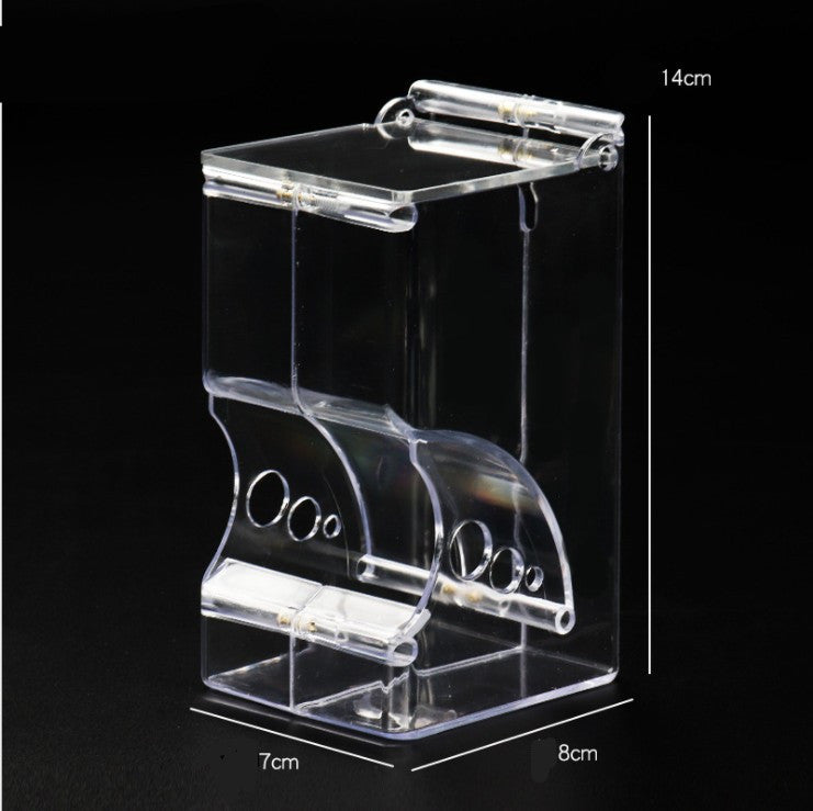 Clear Food Box for Small Pet Cages