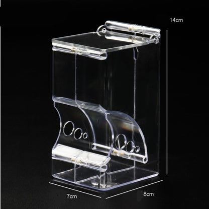 Clear Food Box for Small Pet Cages