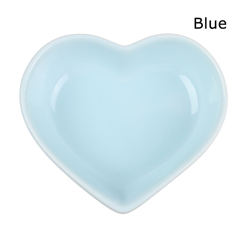 Heart-Shaped Ceramic Food Dish for Hamsters