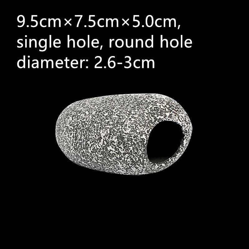Ceramic Cichlid Stone Cave — 3 Sizes