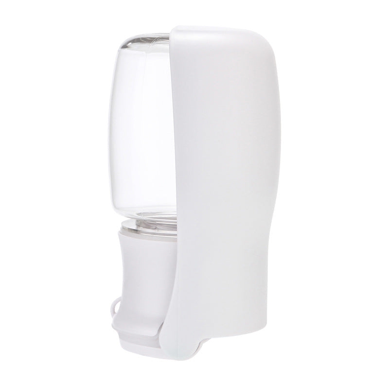 Dog water bottle white