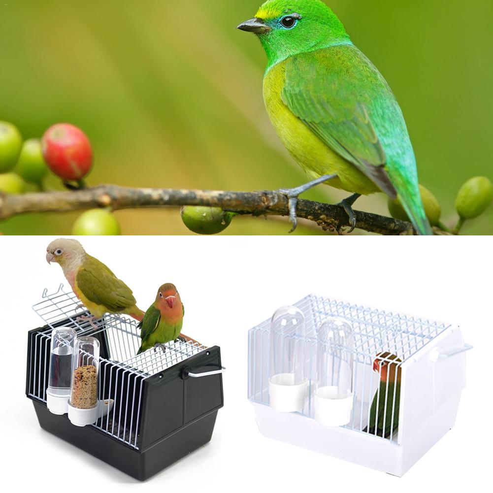 Bird Travel Carrier with 2 Feeders