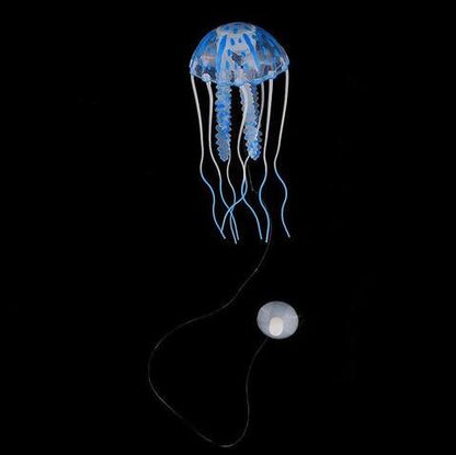 Floating Silicone Jellyfish Aquarium Ornament