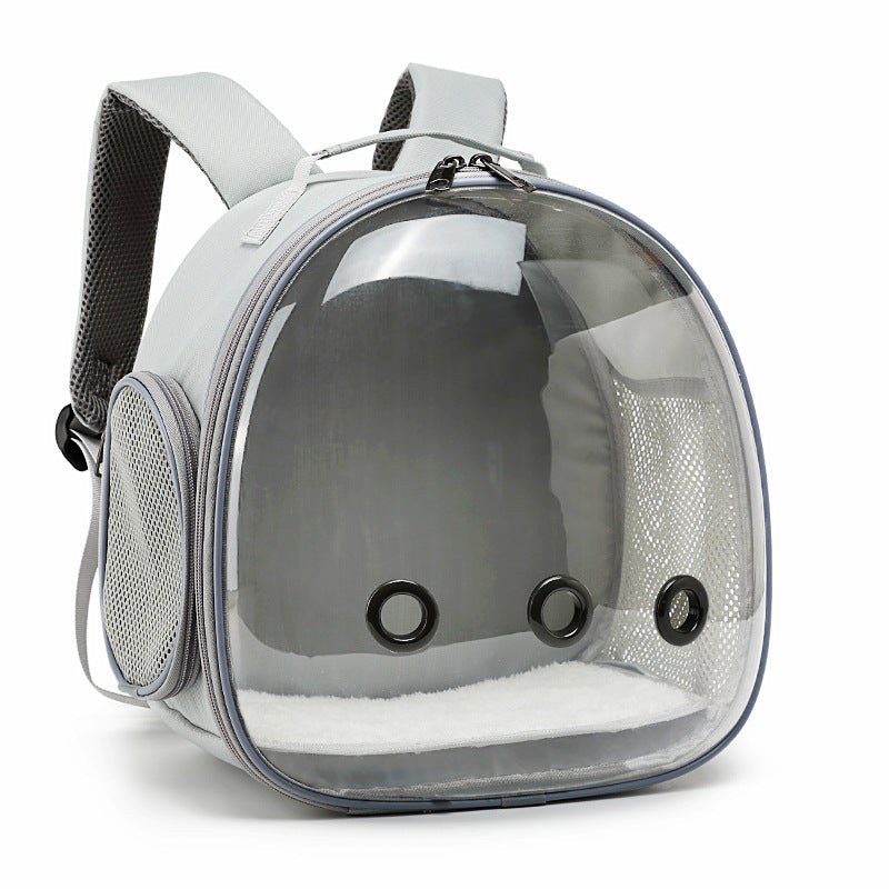 Clear-Window Carrier Backpack for Small Pets