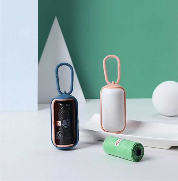 Clip-on poop bag dispensers
