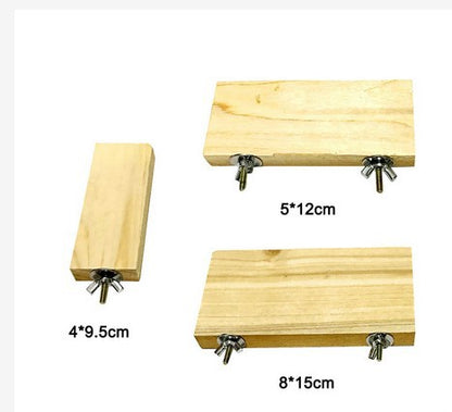 Wooden Cage Ledge for Chinchillas, Rats & Sugar Gliders