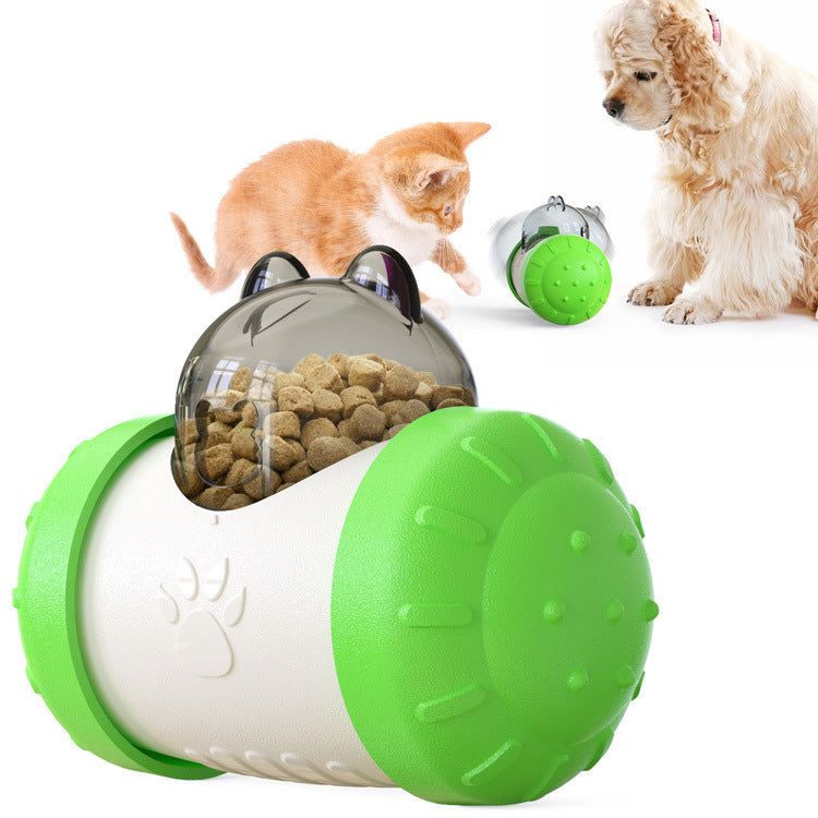 Treat-Dispensing Tumbler Toy – Green