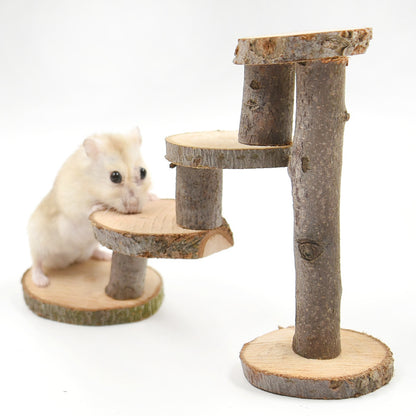 Apple-Wood Climbing Stand for Hamsters