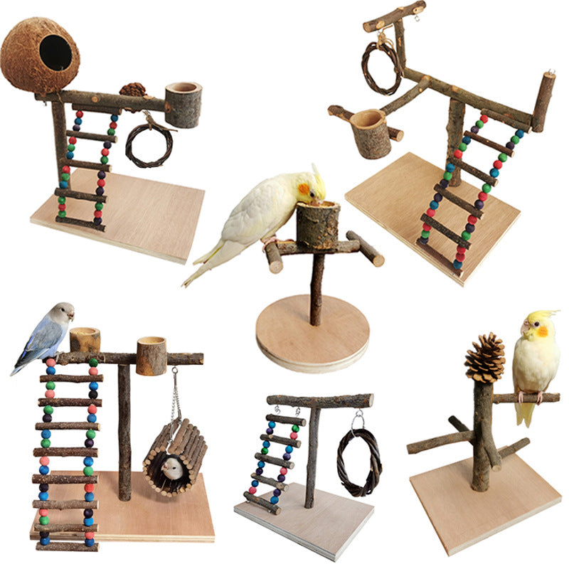 Tabletop Bird Play Stand — 3 Styles