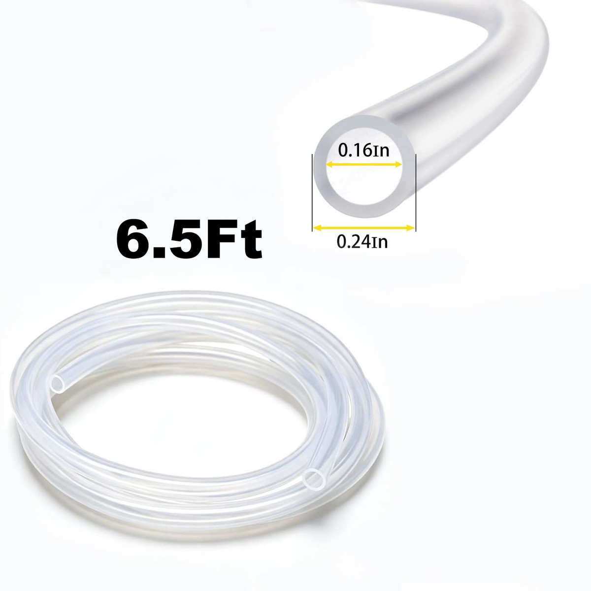 Silicone Aquarium Airline Tubing — 2 m
