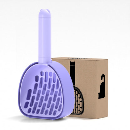 Lavender scoop in its stand