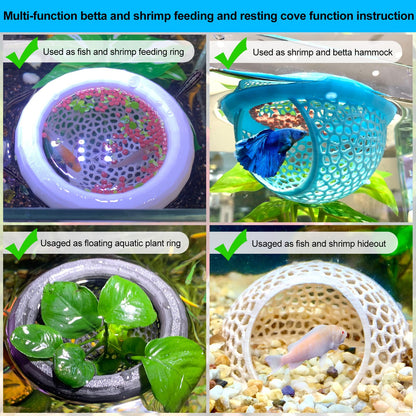 Large and small betta hides