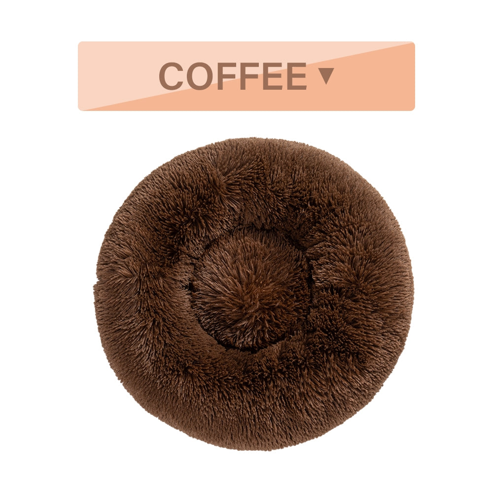 Fluffy Calming Donut Bed