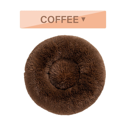 Fluffy Calming Donut Bed