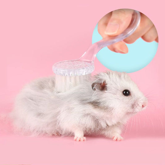 Soft Mini Grooming Brush for Hamsters & Small Pets