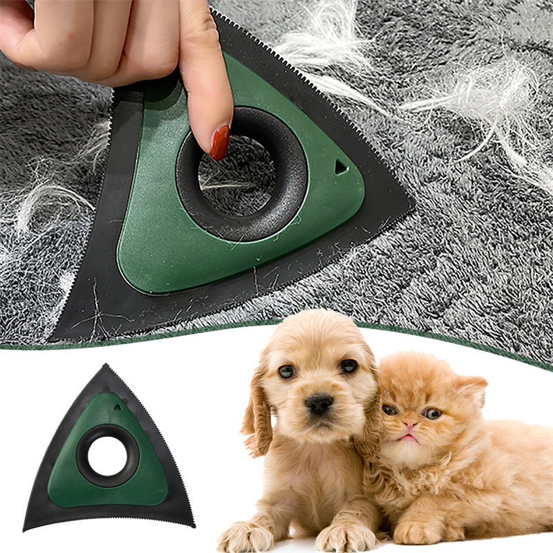 Triangle Pet Hair Scraper for Carpets
