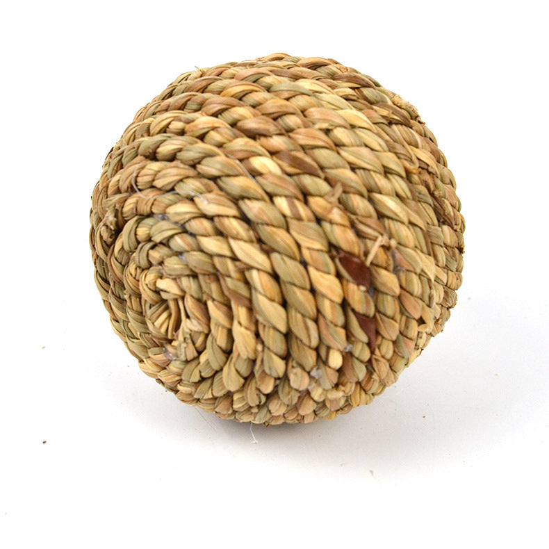 Woven Grass Chew Ball for Rabbits & Guinea Pigs