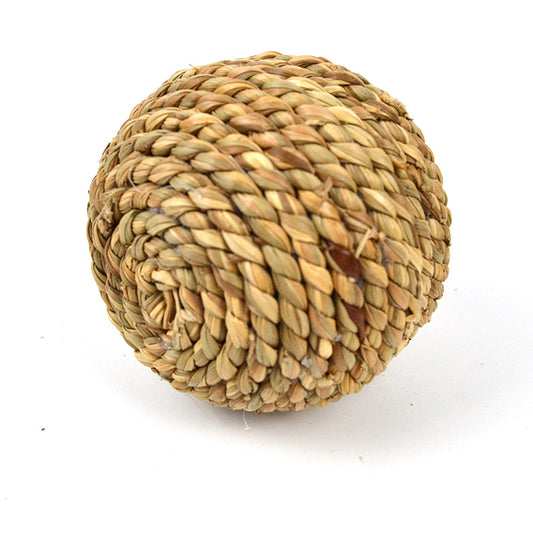 Woven Grass Chew Ball for Rabbits & Guinea Pigs