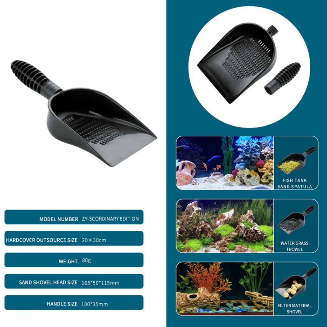 Aquarium Sand & Gravel Scoop with Extension Rods
