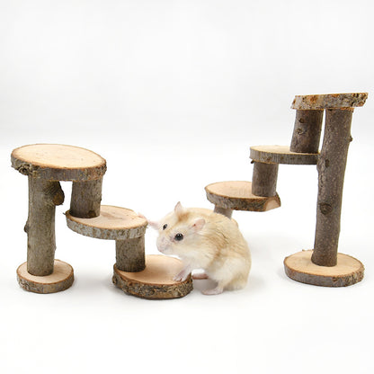 Apple-Wood Climbing Stand for Hamsters