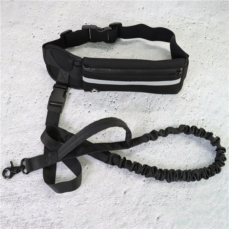 Hands-Free Running Leash with Waist Belt