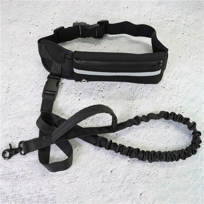 Hands-Free Running Leash with Waist Belt