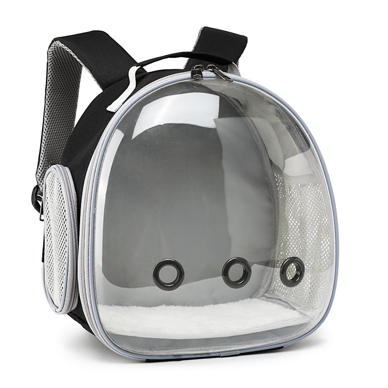 Clear-Window Carrier Backpack for Small Pets