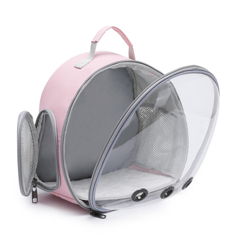 Clear-Window Carrier Backpack for Small Pets