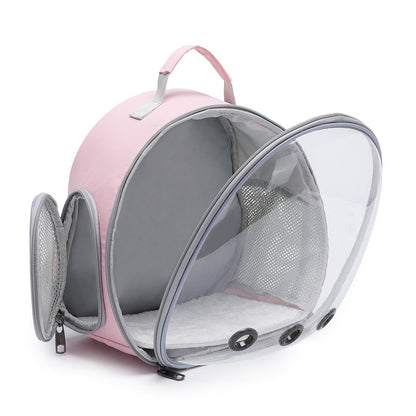Clear-Window Carrier Backpack for Small Pets