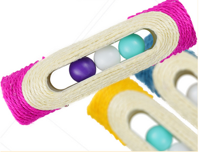 Sisal Roller Cat Toy with 3 Balls
