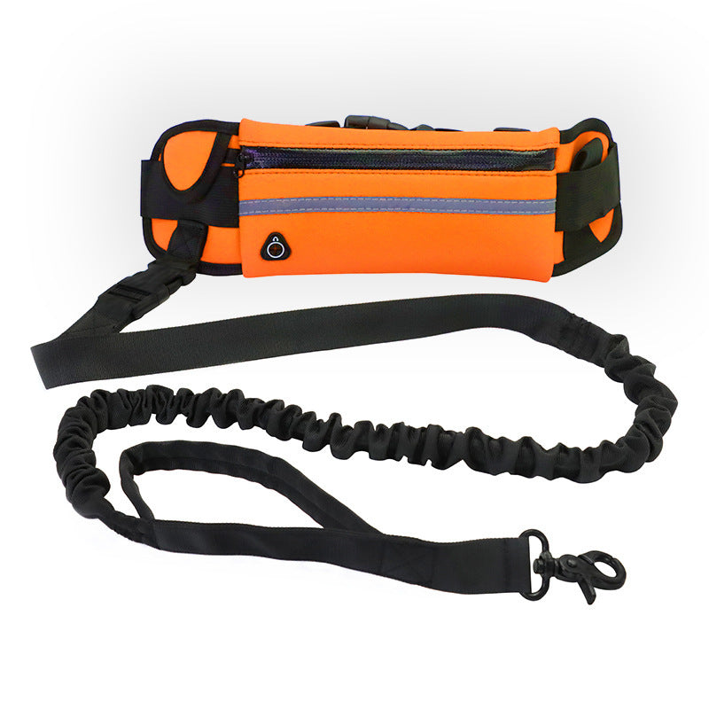 Hands-Free Running Leash with Waist Belt