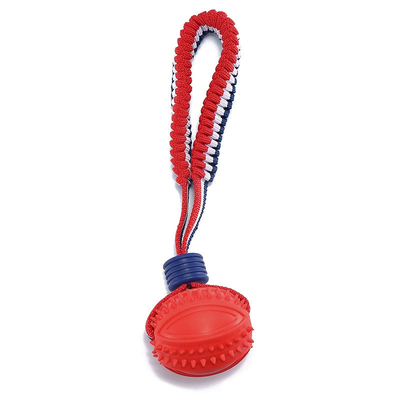 Chew Ball on a Rope Handle