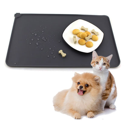 Silicone Pet Food Mat — Waterproof & Non-Slip