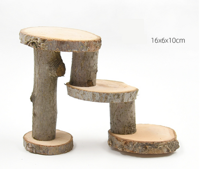 Apple-Wood Climbing Stand for Hamsters