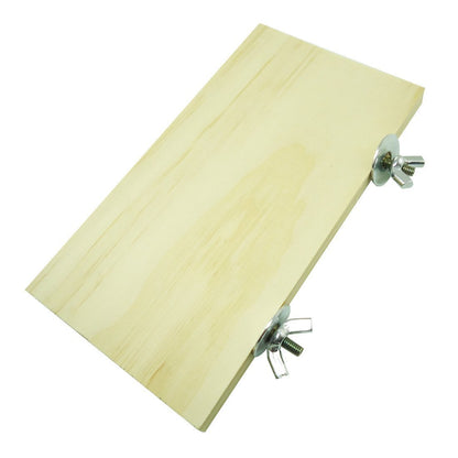 Wooden Cage Ledge for Chinchillas, Rats & Sugar Gliders