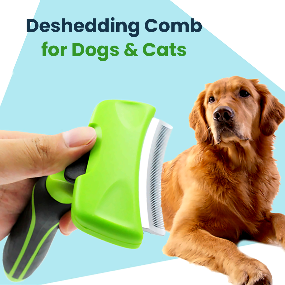 Deshedding Comb for Dogs & Cats