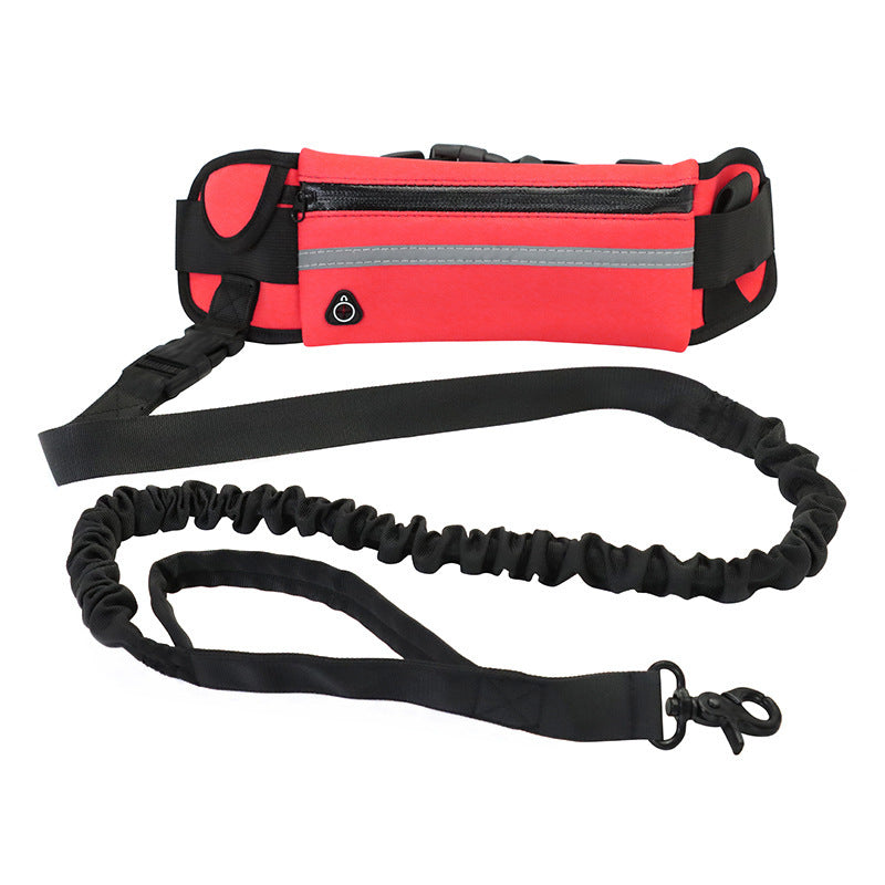 Hands-Free Running Leash with Waist Belt