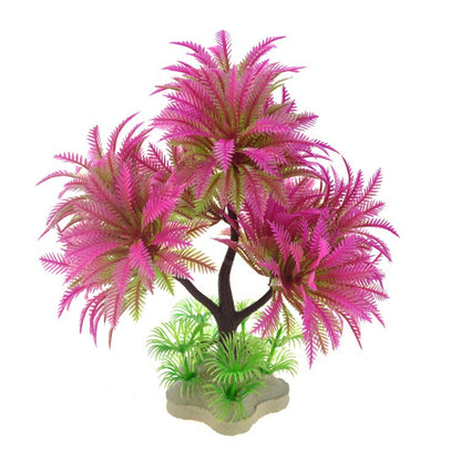 Artificial Palm Tree Aquarium Plant — 15 cm