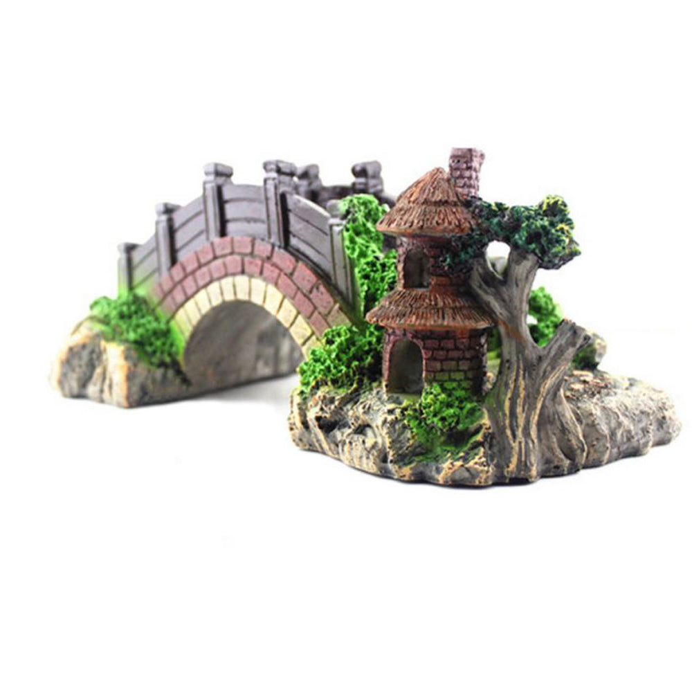 Arch bridge in a fish tank
