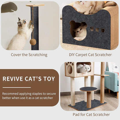 Trim-to-Fit Self-Adhesive Cat Scratch Mat