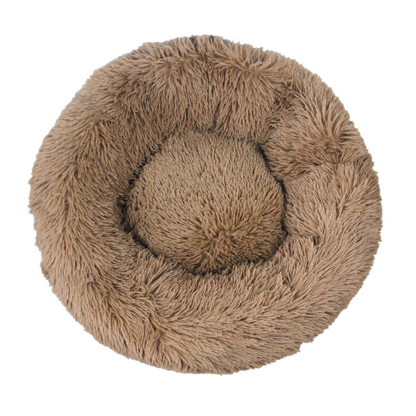Fluffy Calming Donut Bed
