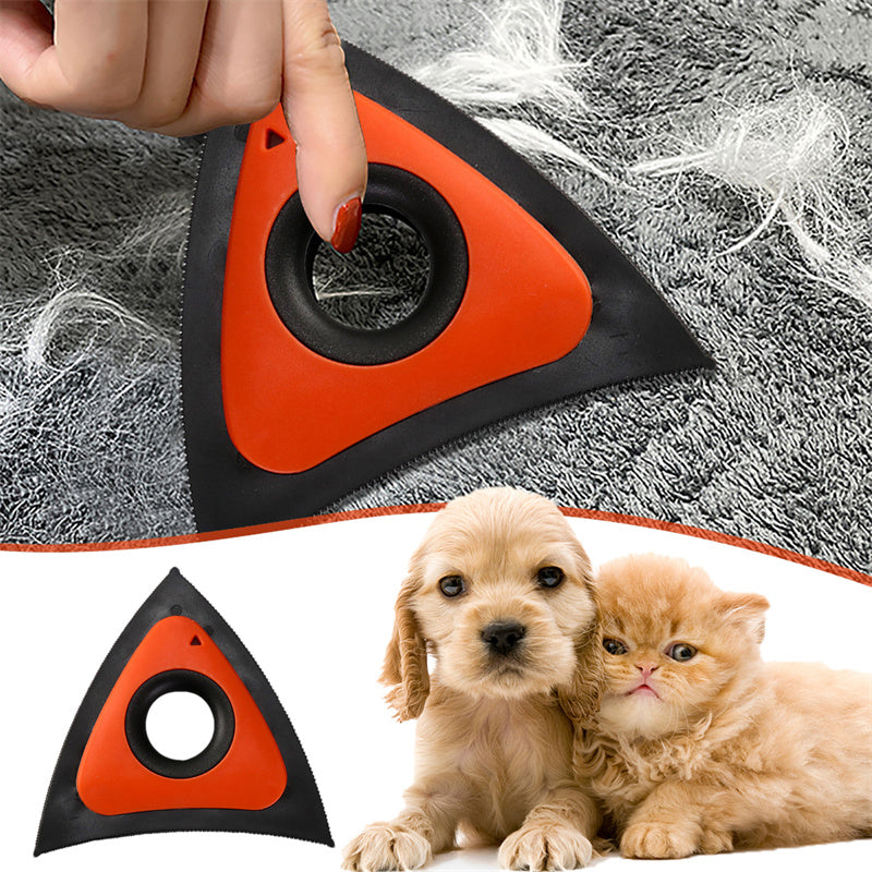 Triangle Pet Hair Scraper for Carpets