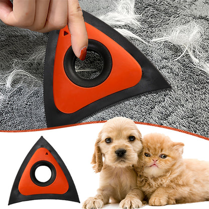 Triangle Pet Hair Scraper for Carpets