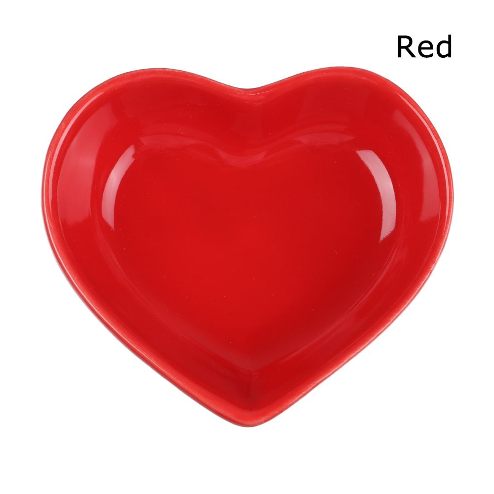 Heart-Shaped Ceramic Food Dish for Hamsters
